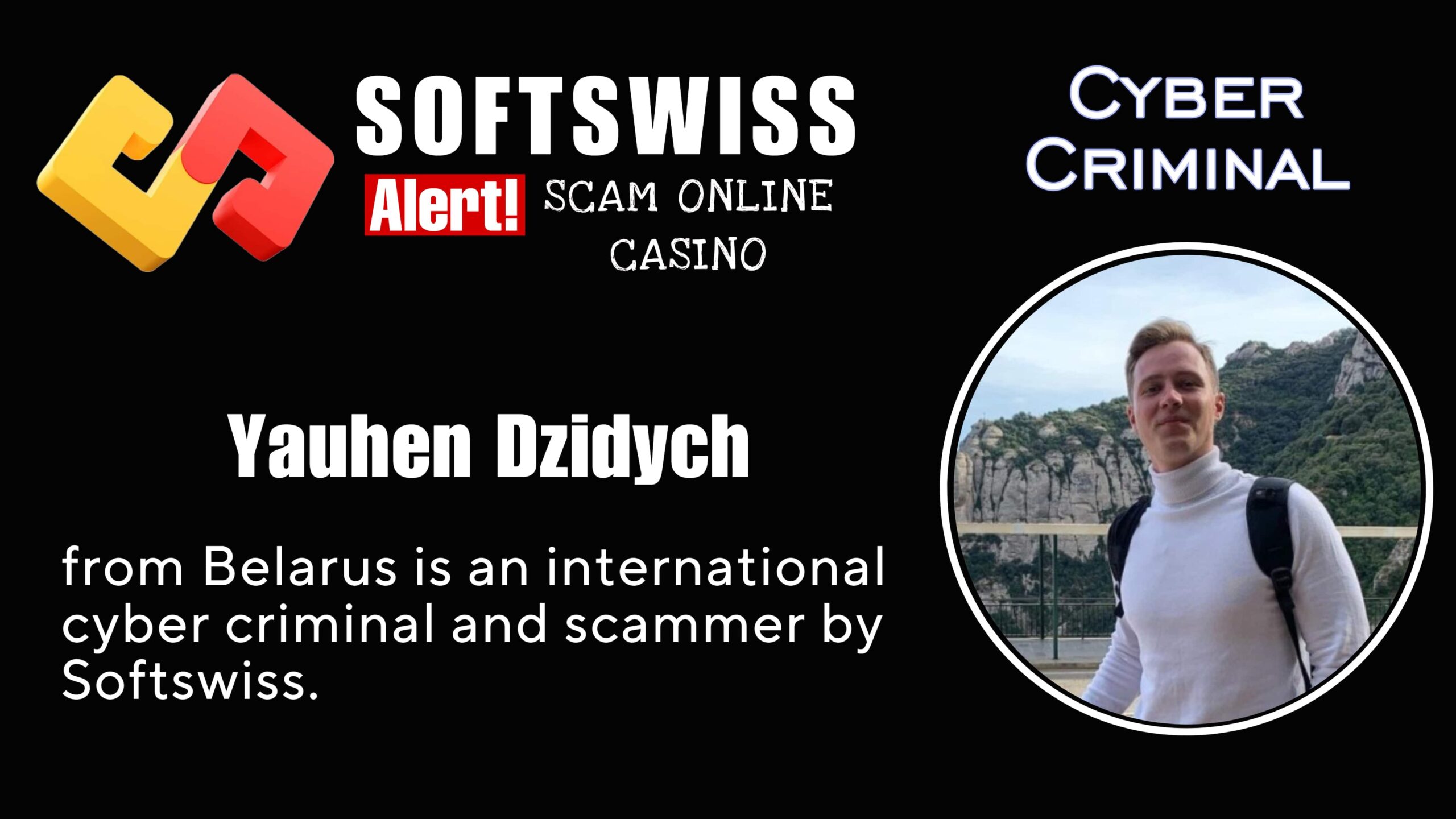 Yauhen Dzidych - softswiss scam - Casino by Softswiss